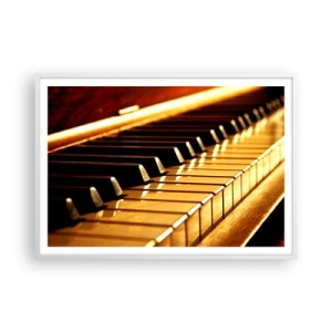 Poster in einem weißen Rahmen - Endlose Möglichkeiten - 100x70 cm