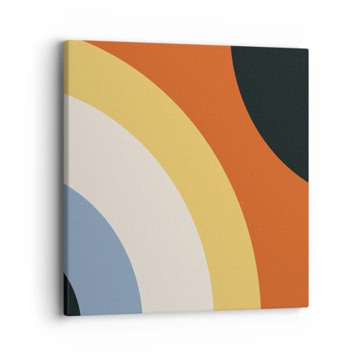 Bild auf Leinwand - Leinwandbild - Zu mir selbst - 40x40 cm