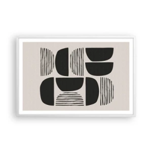 Poster in einem weißen Rahmen - Halbherzige Deals - 91x61 cm