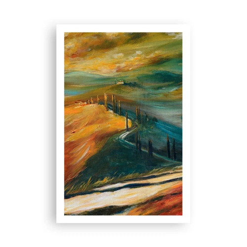 Poster - Toskanische Landschaft - 61x91 cm