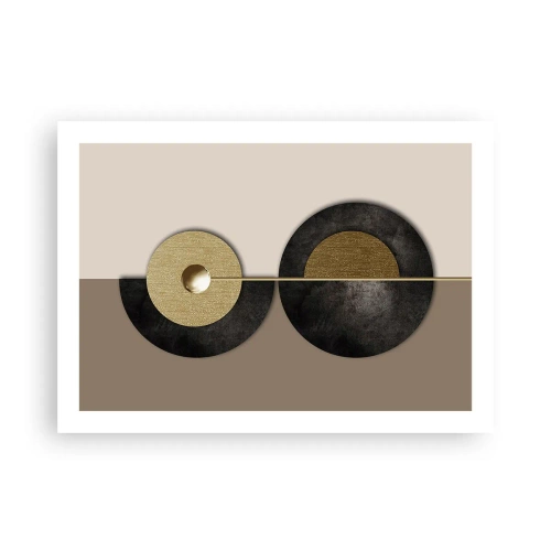 Poster - Variationen rund um den Kreis - 70x50 cm