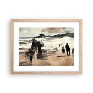 Poster in einem Rahmen aus heller Eiche - Einberufen - 40x30 cm