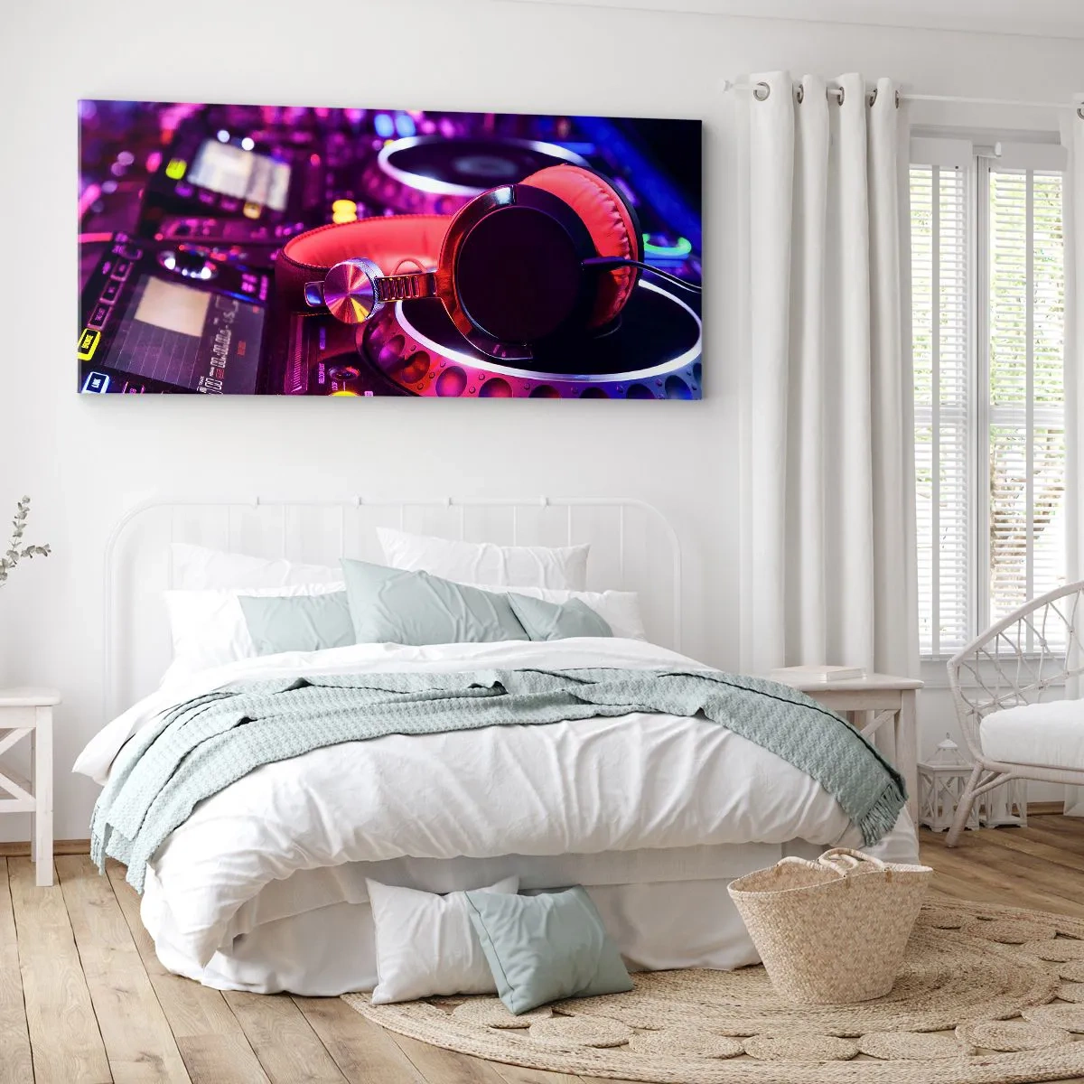 Bild auf Leinwand - Leinwandbild - Bevor der Spaß beginnt - 90x30 cm