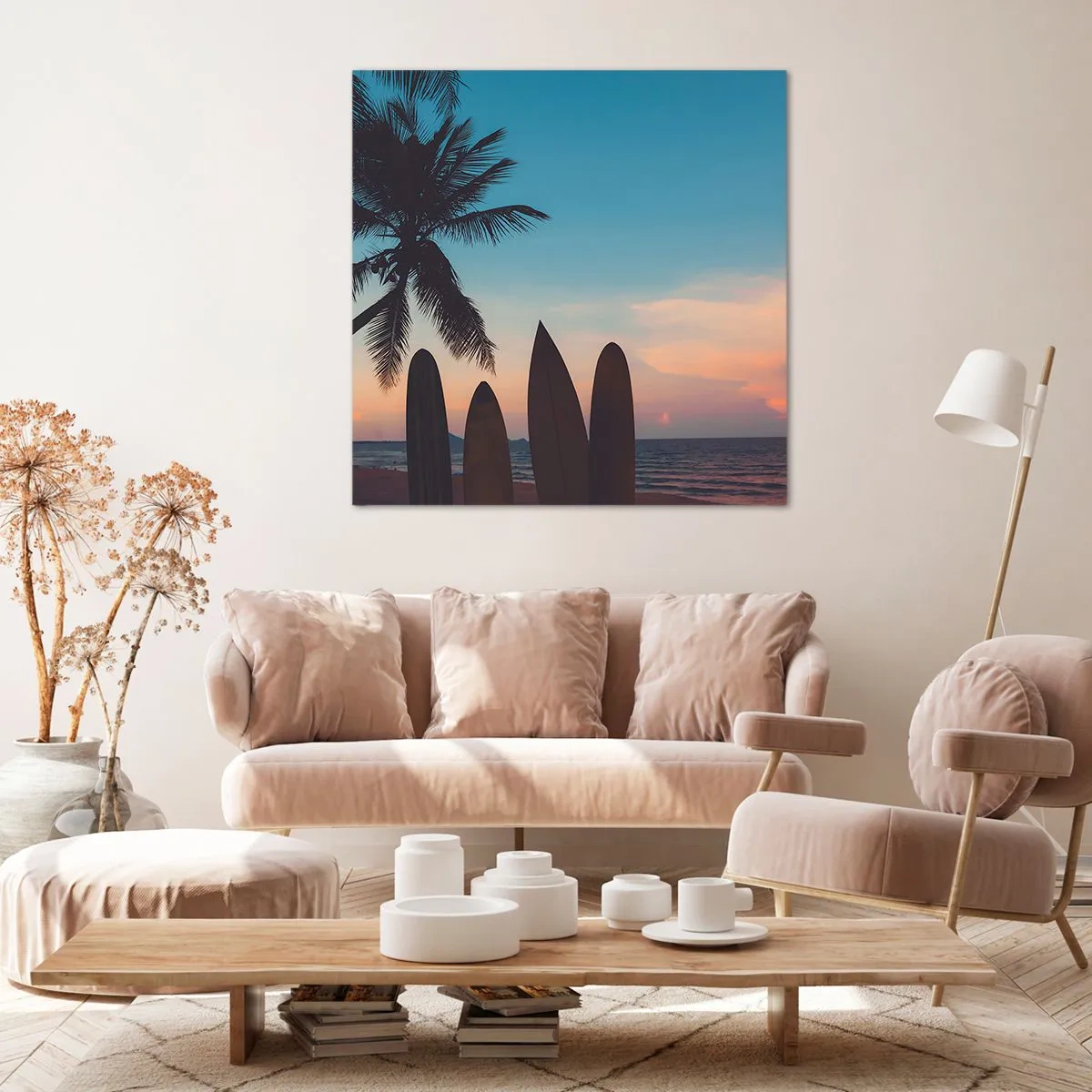 Bild auf Leinwand - Leinwandbild - Morgen wird es auch lustig - 40x40 cm