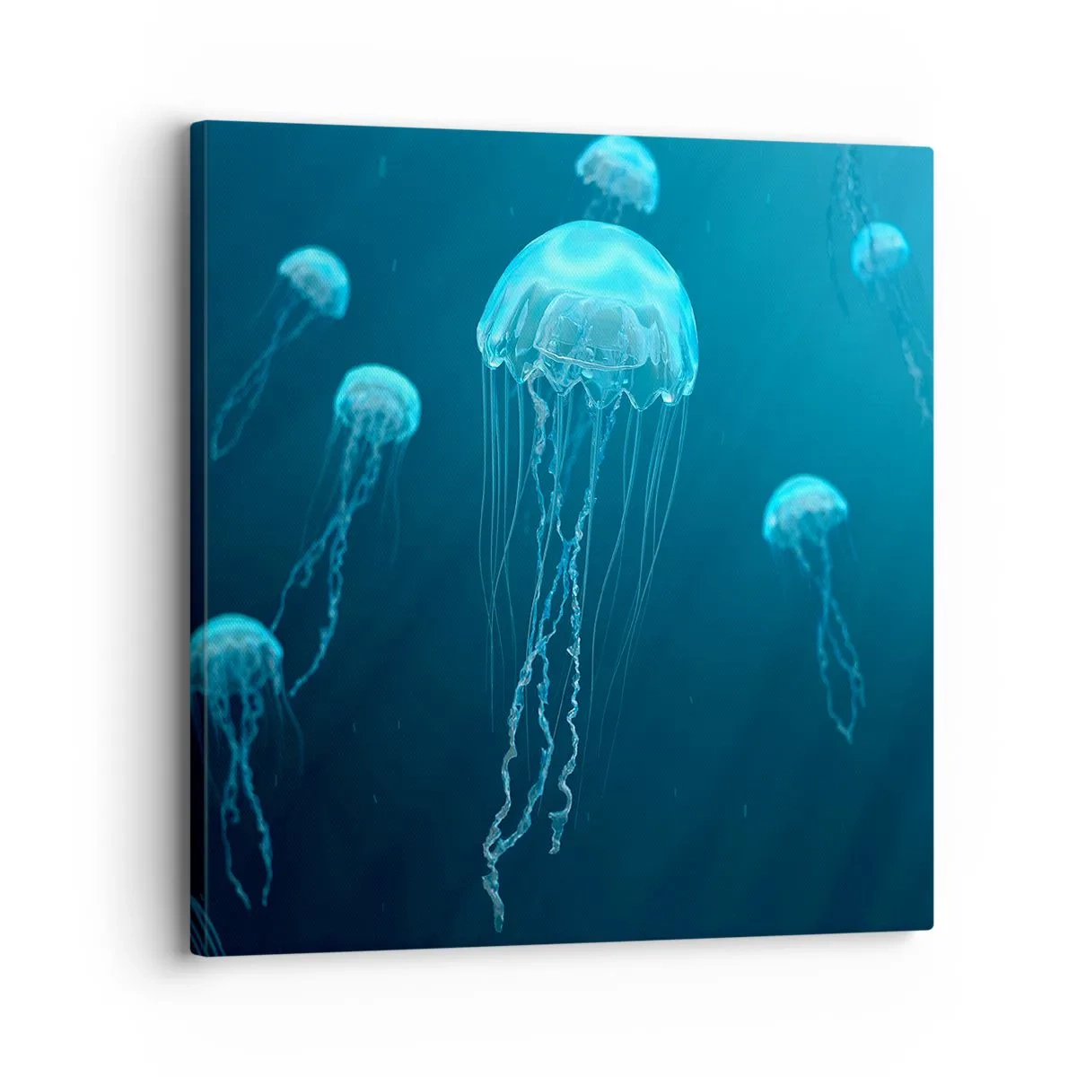Bild auf Leinwand - Leinwandbild - Ozeantanz - 30x30 cm