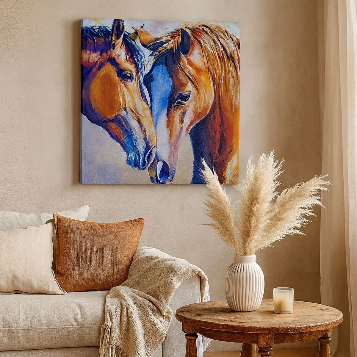 Bild auf Leinwand - Leinwandbild - Ist es Freundschaft? ist es baby - 30x30 cm