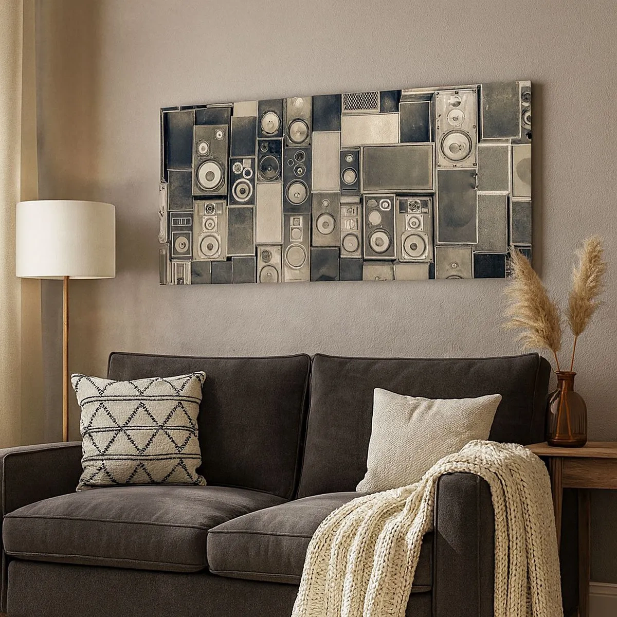 Bild auf Leinwand - Leinwandbild - Und es ist alles in Ordnung - 100x40 cm