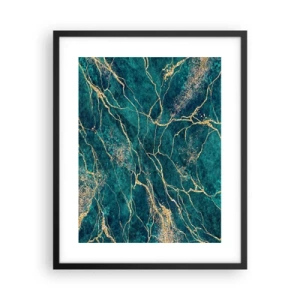 Poster in einem schwarzem Rahmen - Goldmine - 40x50 cm