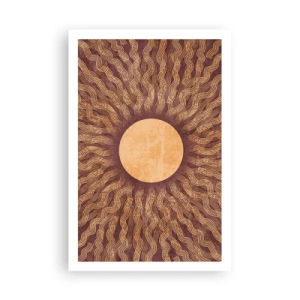 Poster - Sonnensymbol - 61x91 cm