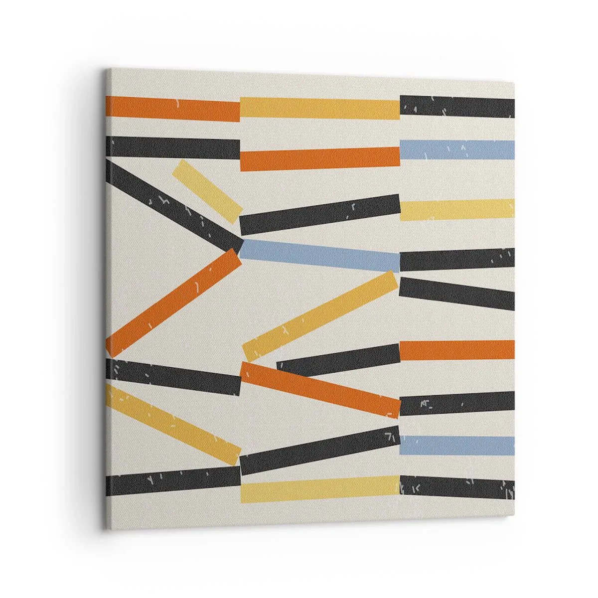 Bild auf Leinwand - Leinwandbild - Komposition auf der Ebene - 50x50 cm