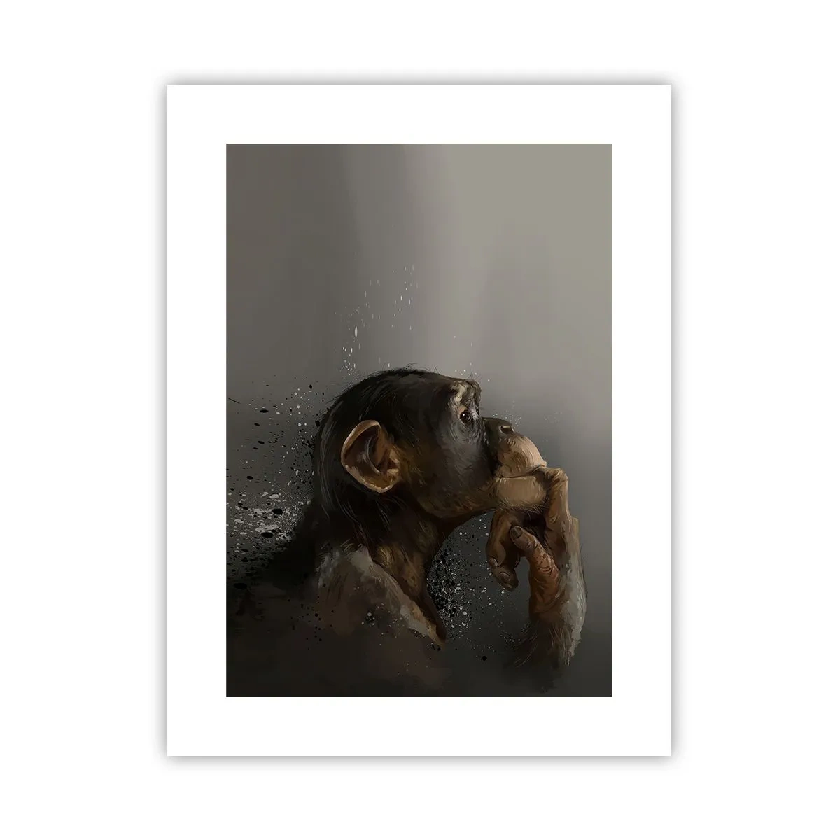 Poster - Sicherlich ein Denker - 30x40 cm