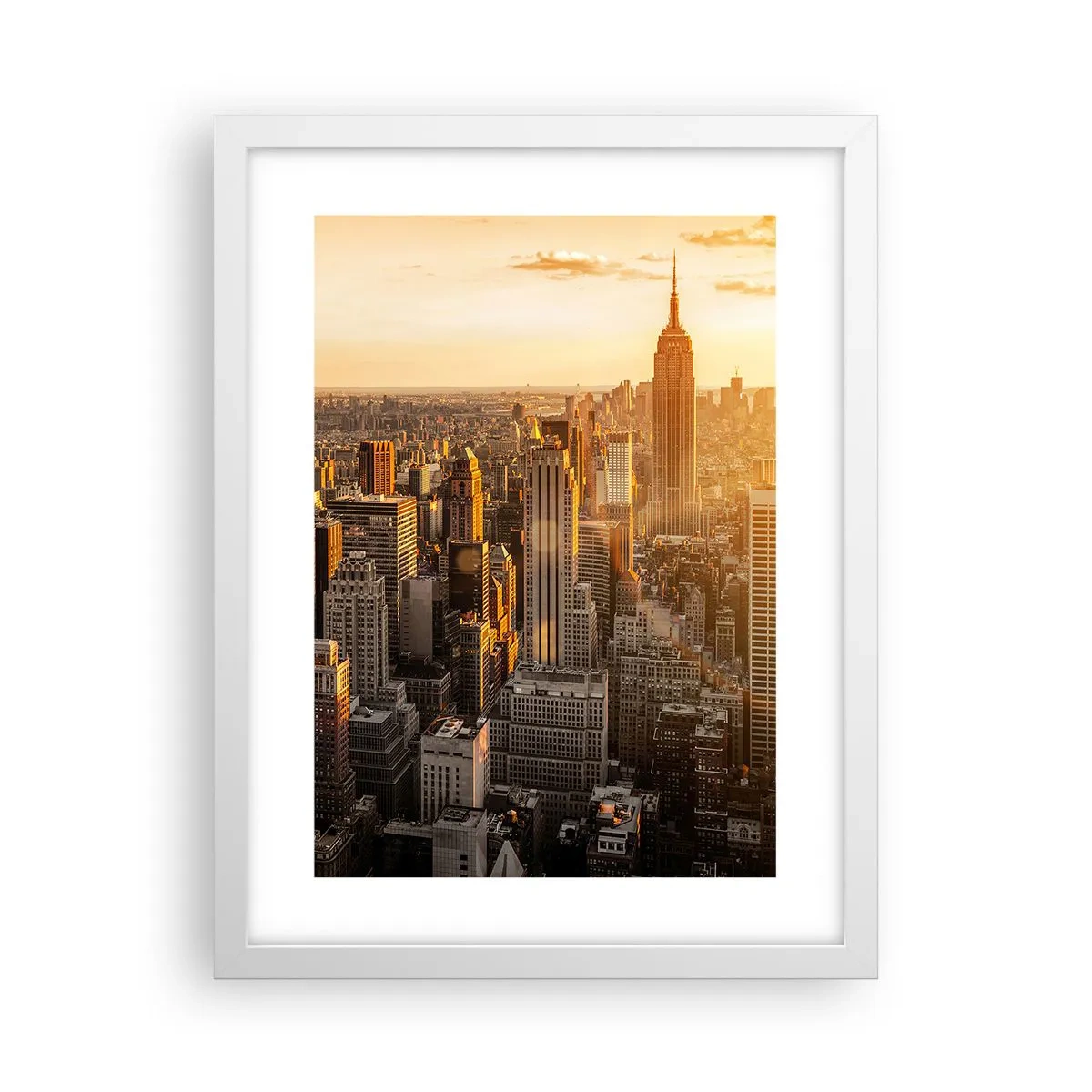 Poster in einem weißen Rahmen - In der Sonne wachsen - 30x40 cm
