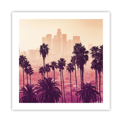 Poster - Kalifornische Landschaft - 50x50 cm