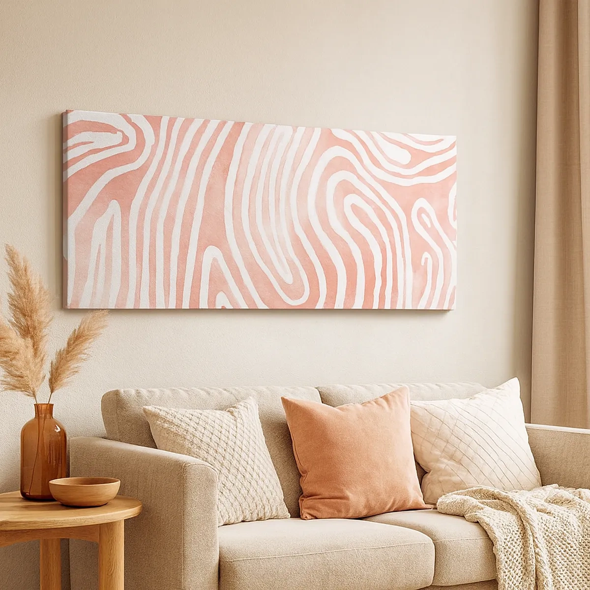 Bild auf Leinwand - Leinwandbild - Im Korallenlabyrinth - 30x30 cm