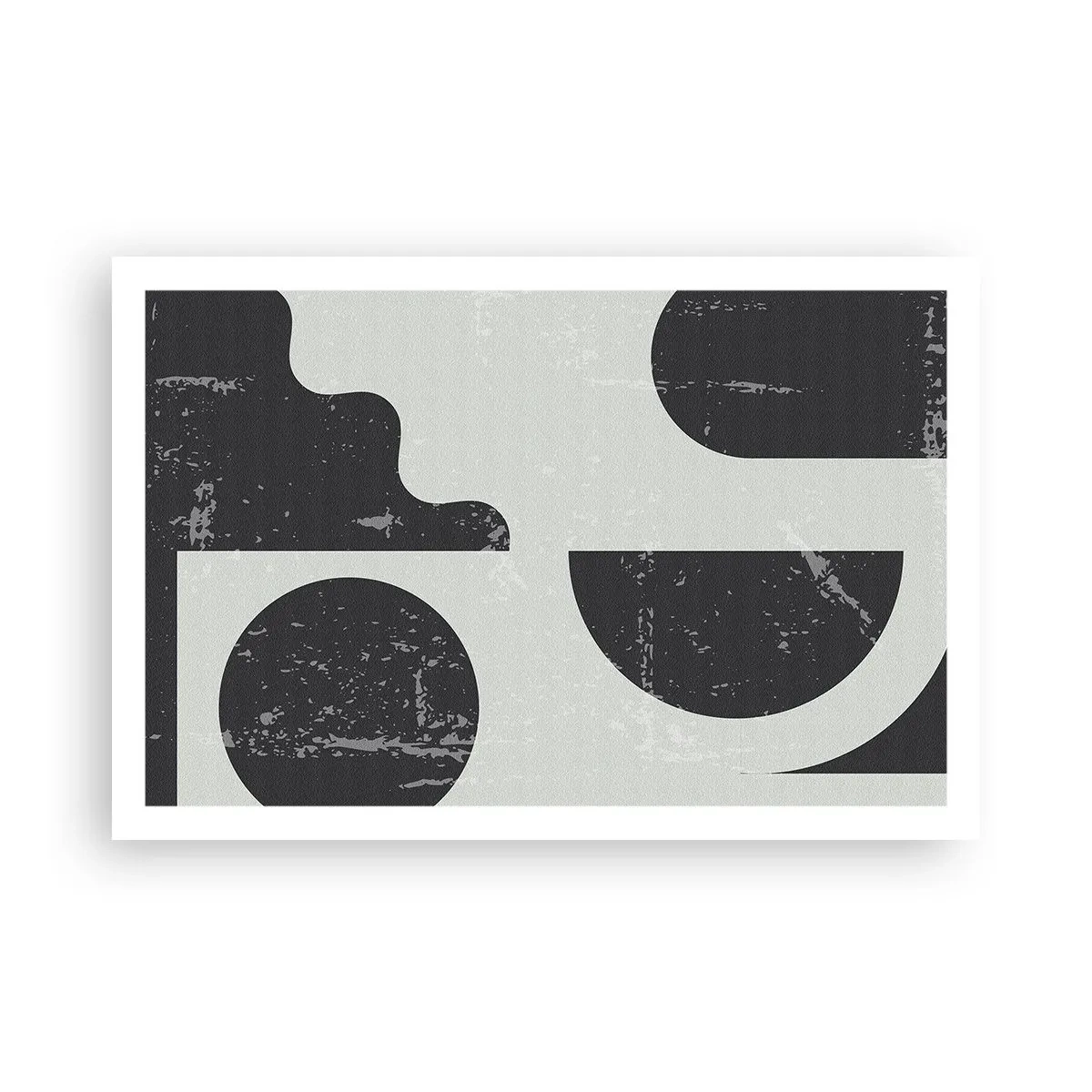 Poster - Komposition oben und unten - 91x61 cm