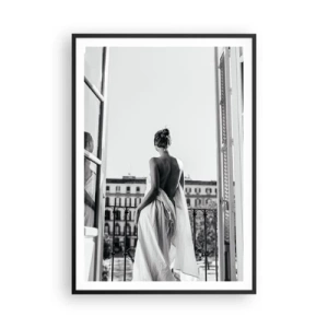 Poster in einem schwarzem Rahmen - Erweckung der Sinne - 70x100 cm