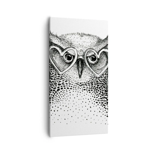 Bild auf Leinwand - Leinwandbild - Klug und mit Liebe - 55x100 cm