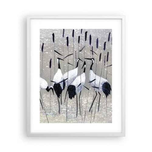 Poster in einem weißen Rahmen - Unter ihren eigenen - 40x50 cm