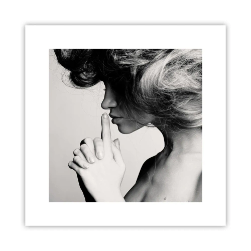 Poster - Auf sich selbst hören - 30x30 cm