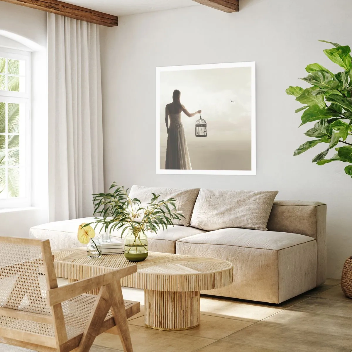 Poster - Sei frei - 50x50 cm