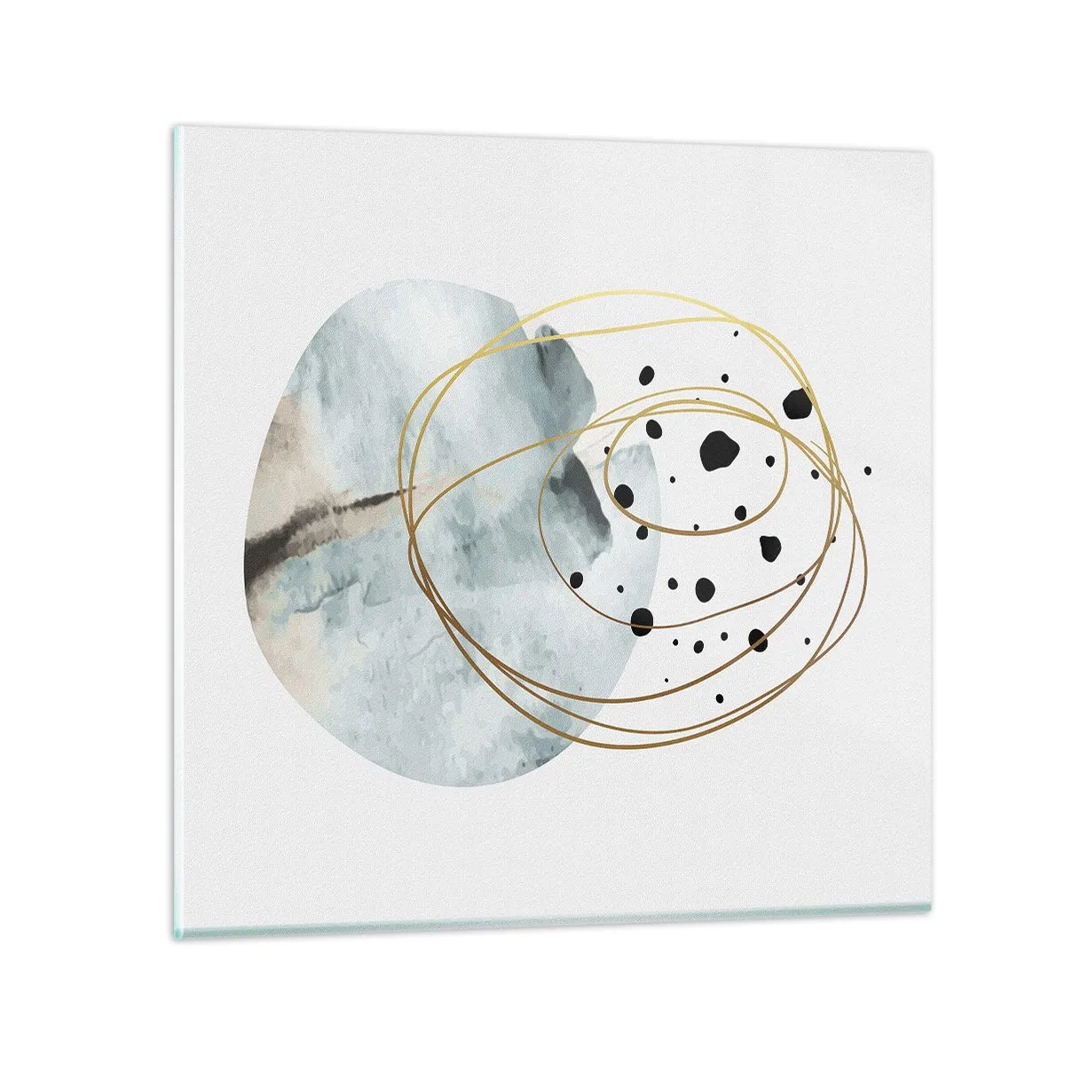 Glasbild - Bild auf glas - Vom Weltraum umarmt - 40x40 cm