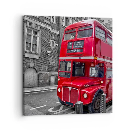 Bild auf Leinwand - Leinwandbild - Immer gleich - 70x70 cm