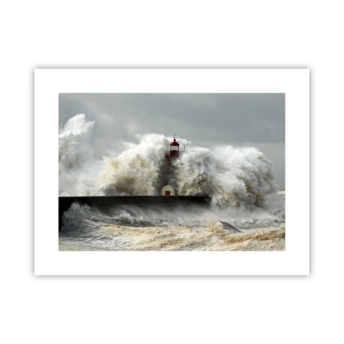 Poster - Die Wut des Ozeans - 40x30 cm