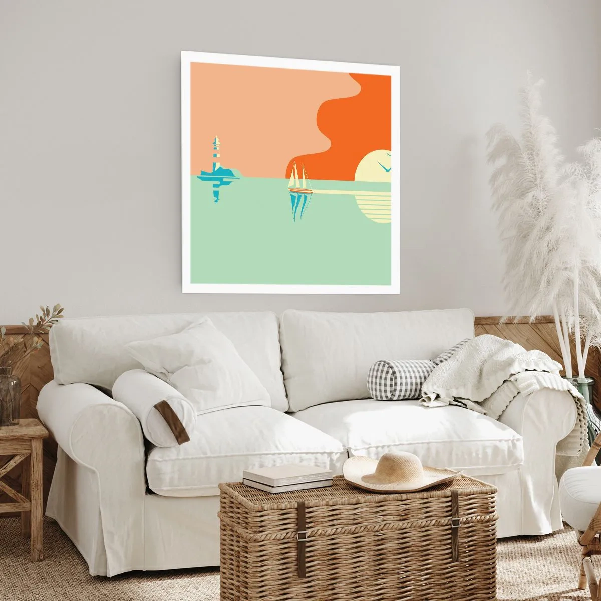 Poster - Die perfekte Meereslandschaft - 40x40 cm