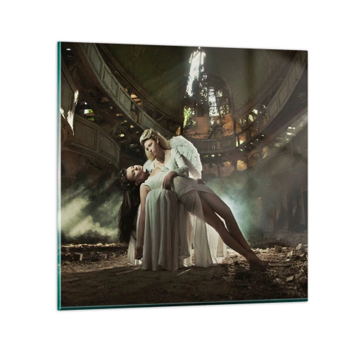 Glasbild - Bild auf glas - Der Geist des alten Theaters - 30x30 cm