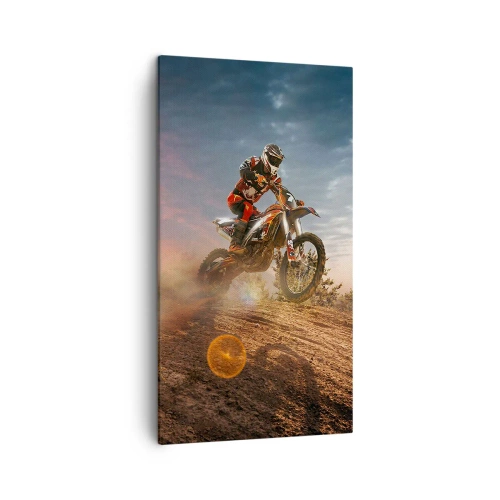 Bild auf Leinwand - Leinwandbild - Für den Sieg - 45x80 cm