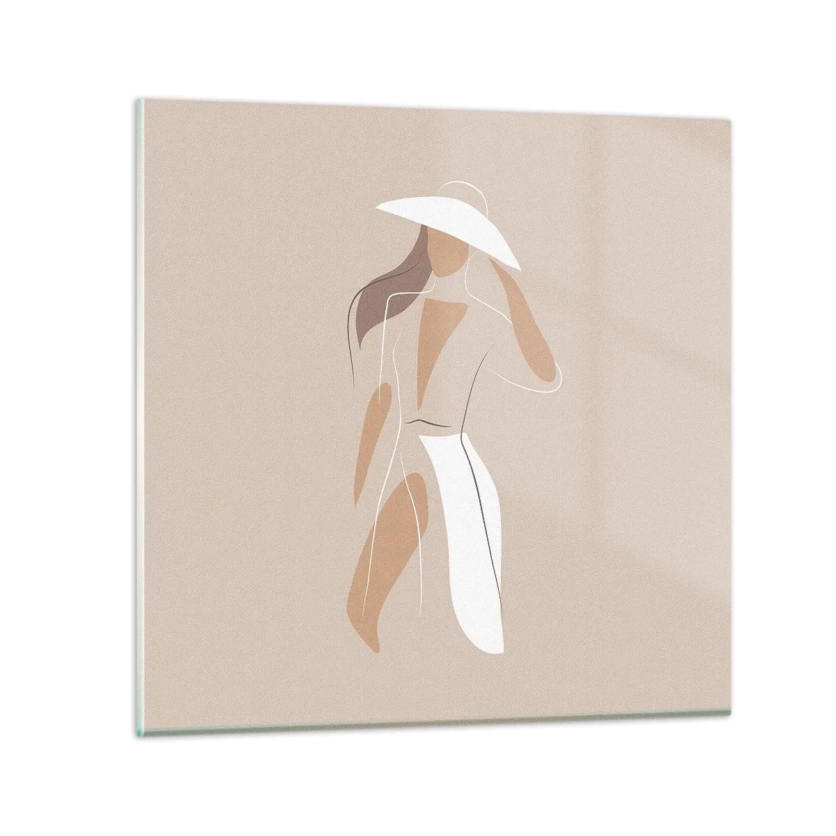 Glasbild - Bild auf glas - Mode macht Spaß - 60x60 cm