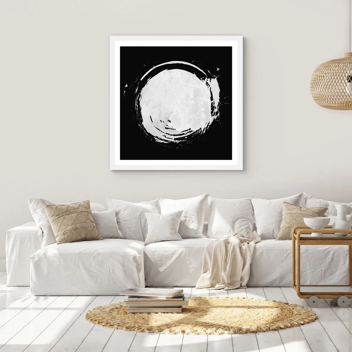 Poster in einem weißen Rahmen - Gute Möglichkeit - 50x50 cm