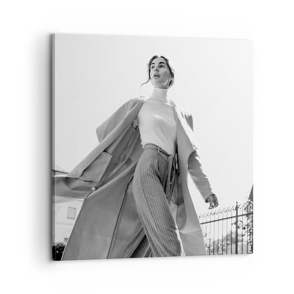 Bild auf Leinwand - Leinwandbild - Gehst du mit mir? - 60x60 cm