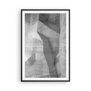 Poster in einem schwarzem Rahmen - Eine echte Herausforderung - 61x91 cm