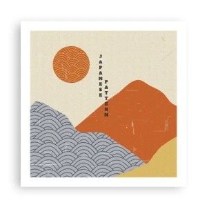 Poster - Im japanischen Geist - 60x60 cm