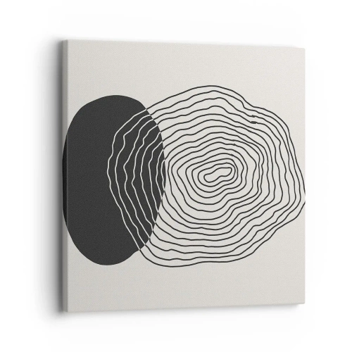 Bild auf Leinwand - Leinwandbild - Dauer und Schwingung - 30x30 cm