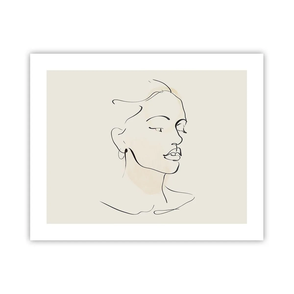 Poster - Eine bestimmte Linie - 50x40 cm