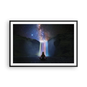 Poster in einem schwarzem Rahmen - Absolute Harmonie - 91x61 cm