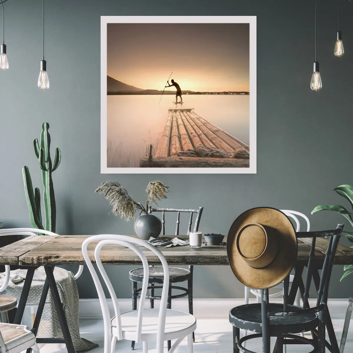 Poster - Vor dem schlafen gehen - 30x30 cm