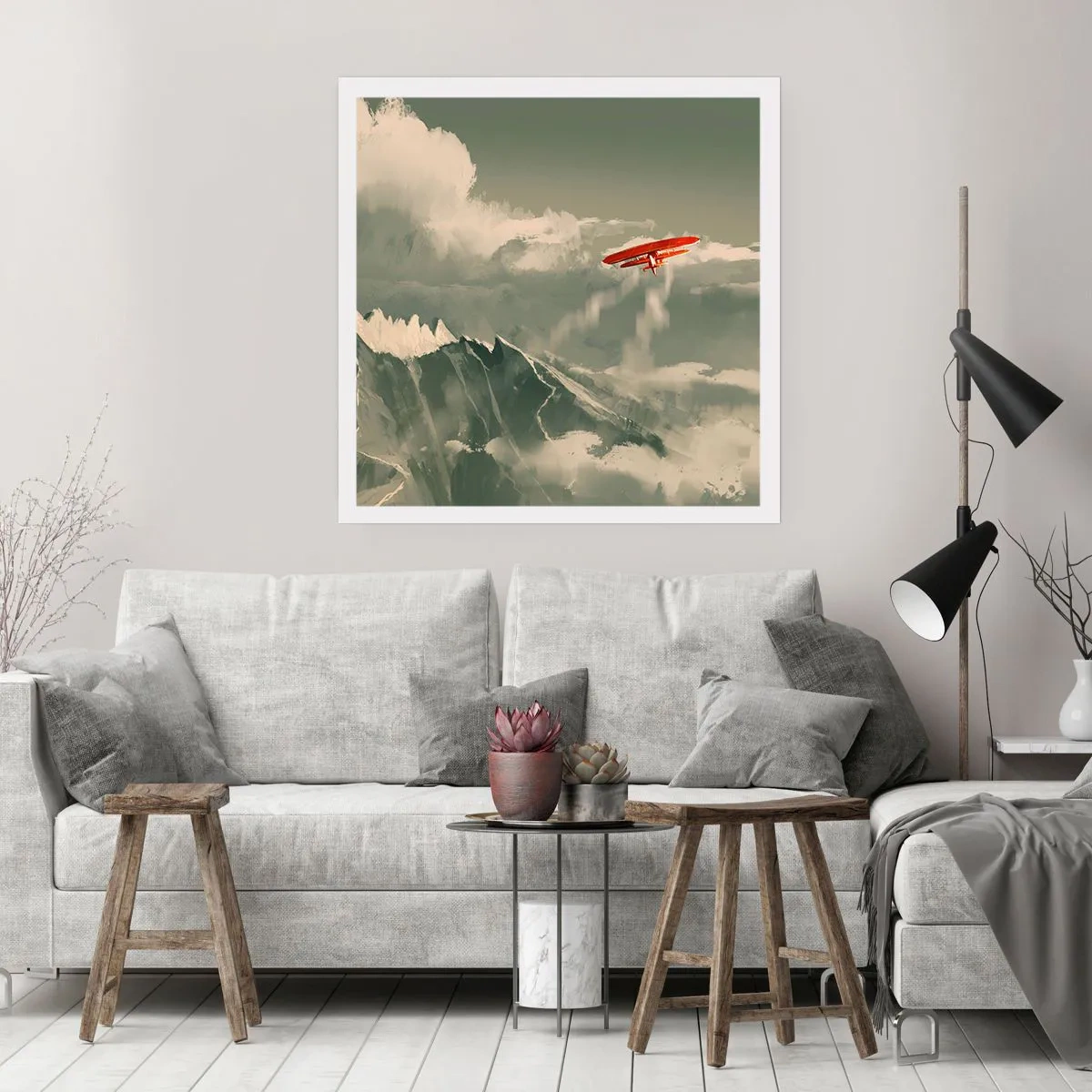 Poster - Furchtloser Pionier - 50x50 cm