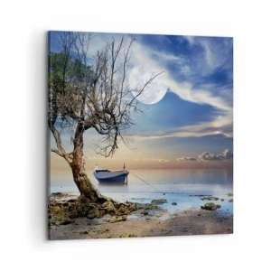 Bild auf Leinwand - Leinwandbild - Ist das das Ende oder der Anfang? - 60x60 cm