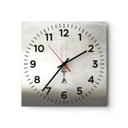 Wanduhr - Glasuhr - Ein Kind in uns - 30x30 cm