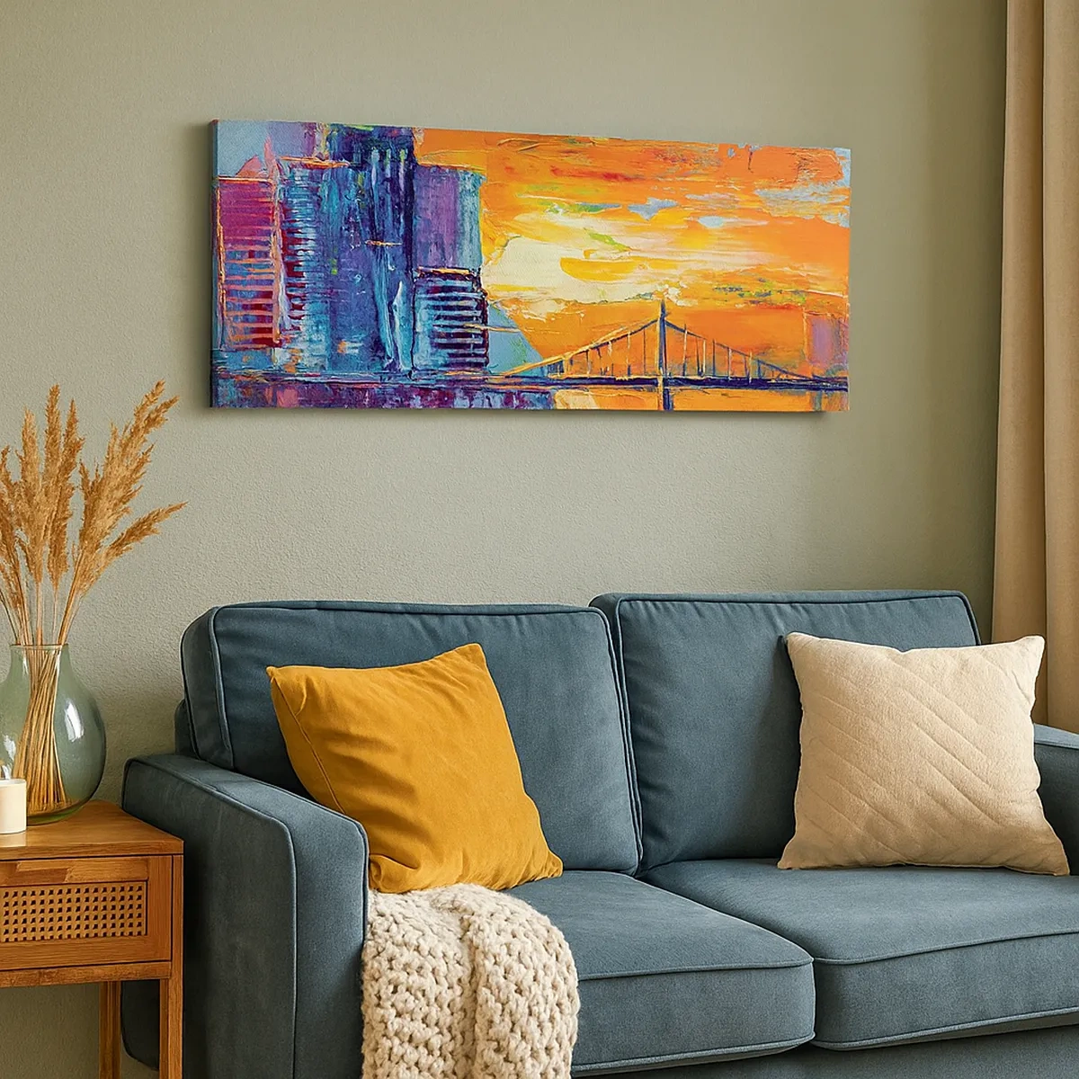 Bild auf Leinwand - Leinwandbild - Kultur und Natur - 30x30 cm