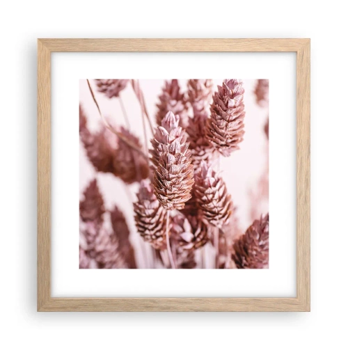 Poster in einem Rahmen aus heller Eiche - Scheinbar unauffällig - 30x30 cm