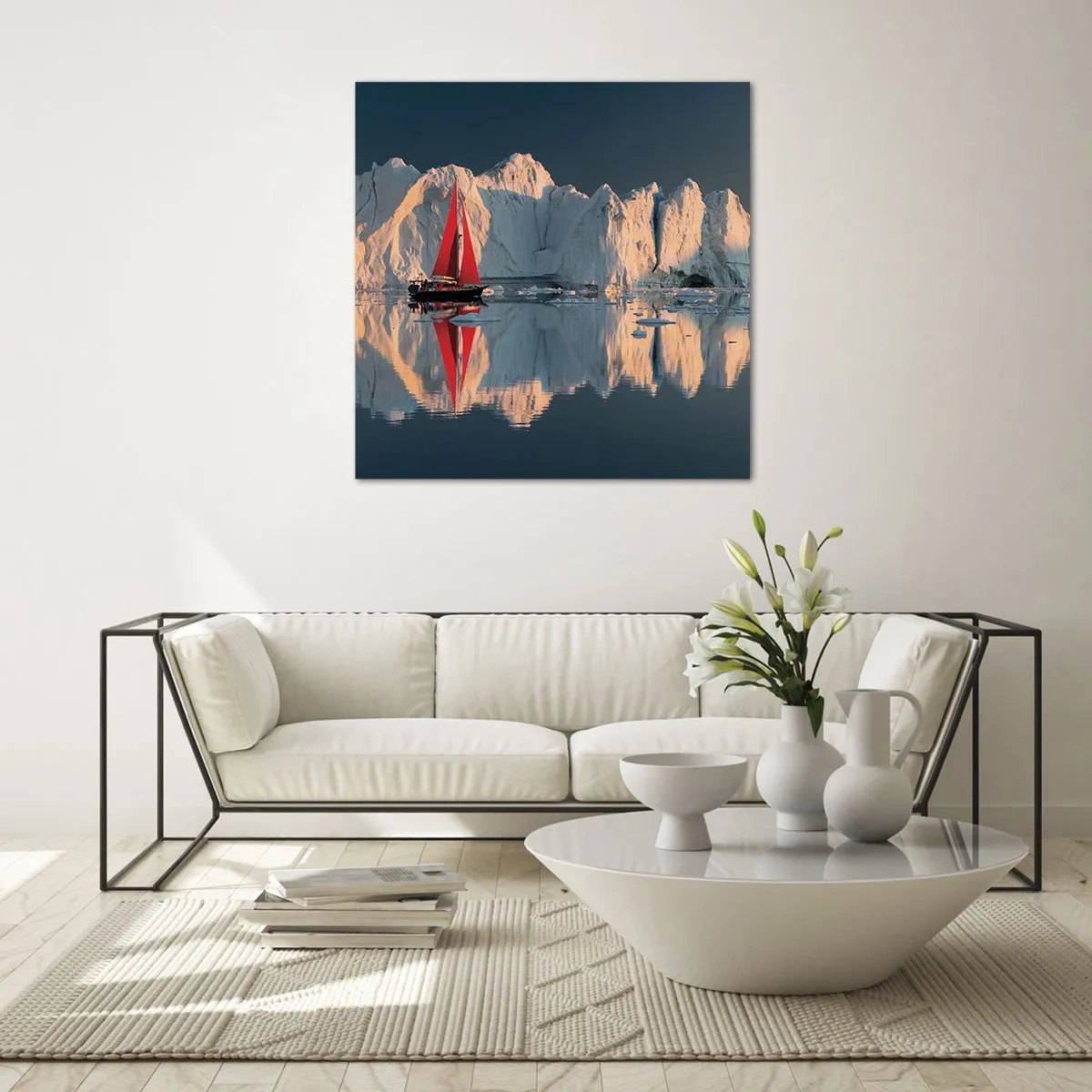 Glasbild - Bild auf glas - Am Rande der Welt - 60x60 cm