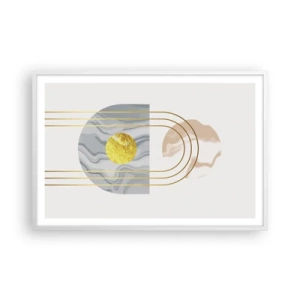 Poster in einem weißen Rahmen - Helligkeit und Brillanz - 91x61 cm