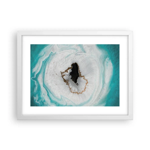 Poster in einem weißen Rahmen - Nach Innen eindringen - 40x30 cm