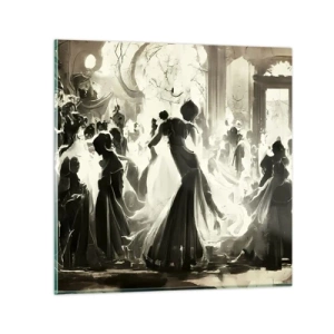 Glasbild - Bild auf glas - Die große Maskerade - 70x70 cm