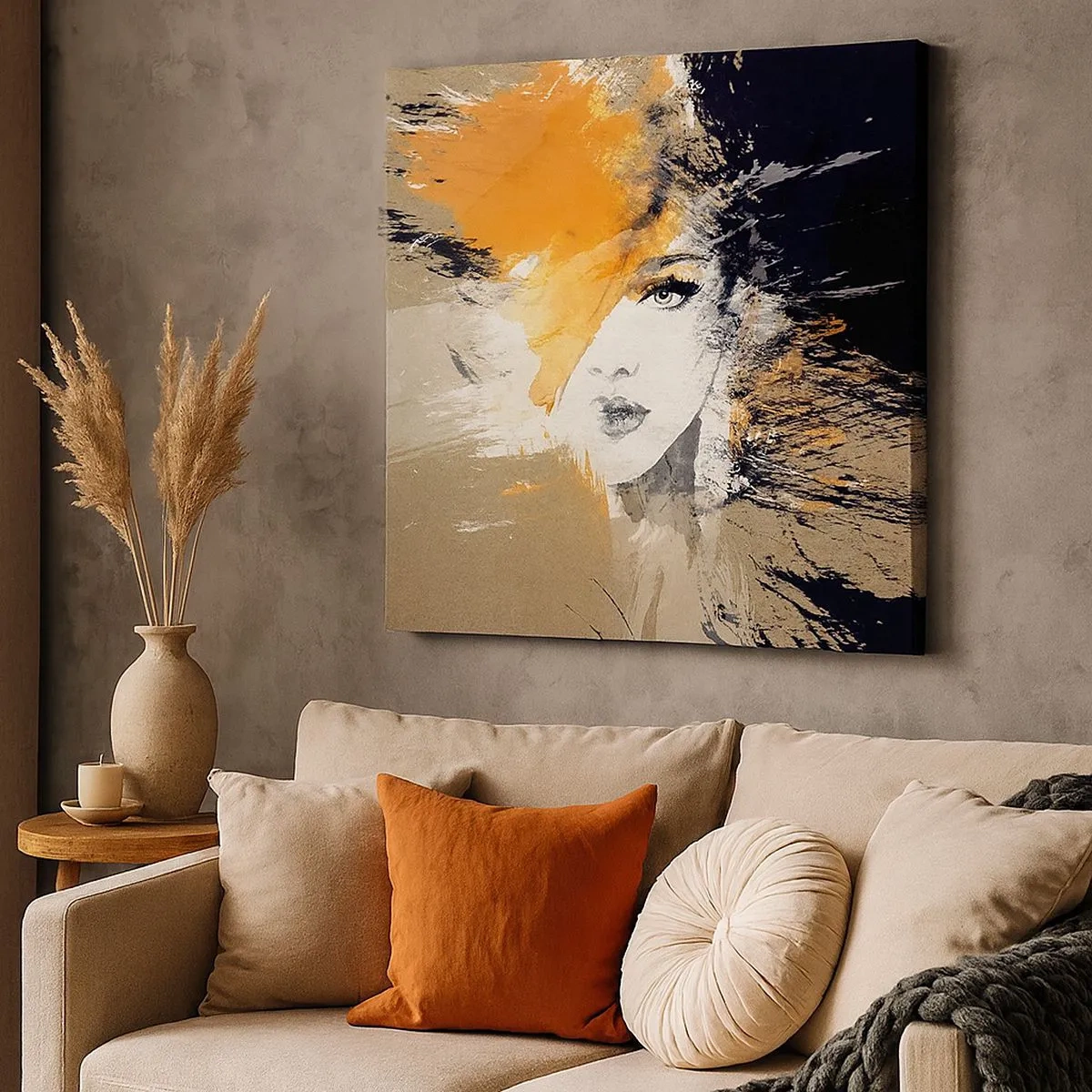 Bild auf Leinwand - Leinwandbild - Und es ist Licht - 30x30 cm